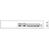 Šakotuvas SWITCH POE PFS3006-4ET-36 4 PRIEVADŲ DAHUA