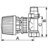 Ventilis Danfoss, RA-N 20 tiesus