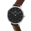 Laikrodis DANIEL WELLINGTON DW00100233. Kvarcinis, Juoda spalva. Moteriškas.