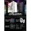 „Deepcool“ | ARGB „Micro-ATX“ korpusas | CC360 | Baltas | Mini-ITX / Micro-ATX | ATX PS2 (didžiausias ilgis: 160 mm)
