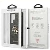 Guess PU 4G Metal Logo dėklas skirtas Samsung Galaxy S23 Ultra pilkos spalvos