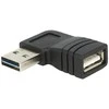 „Delock“ adapteris EASY-USB 2.0-A kištukas > USB 2.0-A lizdas, pakreiptas į kairę / dešinę