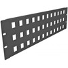 Delock 19" Keystone patch skydelis 48 prievadas 3 U juodas
