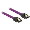 Delock SATA - SATA, 0,5 m, violetinė (83691)