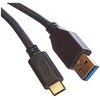 DELOCK Cable SuperSpeed USB 10 Gbps (USB 3.1, Gen 2) A tipo vyriškas > USB Type-C vyriškas 1 m juodas