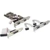 Kontrolierius Delock PCie x1 - 4x RS- 232 DB9 + LPT DB25 (89177)
