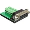 Delock Adapteris Sub-D 15 Pin Gameport Buchse > Terminalblock 16 Pin
