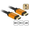 DELOCK itin didelės spartos HDMI kabelis 48 Gbps 8K 60 Hz 0,5 m