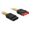 Delock ilgintuvas SATA 6 Gb/s vyriškas > SATA moteriškas 50 cm geltonas