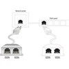 „Delock“ RJ45 prievado dvigubinimas 1 x RJ45 kištukas > 2 x RJ45 lizdai (2 x ISDN)