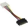 Kabelis Delock 60115 SATA-MOLEX M/F 12cm