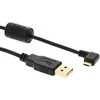 DELOCK kabelis USB micro-B St/ USB-A St 100cm 90 Grad