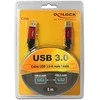 Delock Cable USB 3.0 A tipo kištukas > USB 3.0 A tipo kištukas 5 m Premium