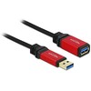 Delock ilgintuvas USB 3.0 tipo A kištukas > USB 3.0 tipo A moteriškas 5 m Premium