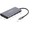 „Delock USB Type-C™“ prijungimo stotelė 4K – HDMI / DP / USB 3.0 / SD / LAN / PD 3.0