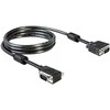 DELOCK cable VGA Delock 2.0m SVGA St/St gewinkelt