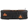 Klaviatūra DELTACO GAMING UK, USB, juoda / GAM-024UK