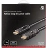 DELTACO Aktyvus HDMI kabelis, 4K, Ultra HD, HDMI Type A ha, 15m, juodas / HDMI-1150