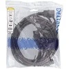 DELTACO IEC C14 - 5x IEC C13 maitinimo laidas, 3m, 10A / 250V, Y-Splitter, DEL-113E