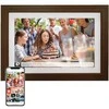 Denver Frameo PFF-1042DW 10.1" skaitmeninis nuotraukų rėmelis - rudos spalvos
