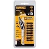 Dewalt Rinkinys sukimo antgalių 10elem. IMPACT TORISON, UCHWYT PRZEGUBOWY