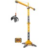 Dickie Toys Didelis nuotolinio valdymo kranas, 150 cm besisukanti ranka, titaninis kranas, nuotolinio valdymo pultas su USB + šviesa