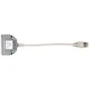 Assmann Electronic Assmann elektroninis DIGITUS T adapteris RJ45 CAT5e 19cm nuo 1xRJ45 M iki 2xRJ45 F ekranuotas