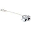 Assmann Electronic Assmann elektroninis DIGITUS T adapteris RJ45 CAT5e 19cm nuo 1xRJ45 M iki 2xRJ45 F ekranuotas