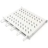 „Digitus Rack“ komplektacija „Digitus“ lentyna su kabelio kreiptuvu 1HE pilka