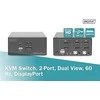 Digitus | KVM Switch, 2-Port, Dual Ekranas, 4K, DisplayPort | DS-12862