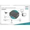 Digitus | KVM Switch, 2-Port, Dual Ekranas, 4K, DisplayPort | DS-12862