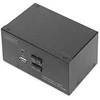 Assmann Electronic Assmann elektroninis DIGITUS KVM jungiklis 2x2 HDMI 2-port Dual Ekranas 4K/30Hz FreeSync