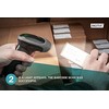 Assmann elektroninis DIGITUS 2D brūkšninių kodų skaitytuvas, dvikryptis 200 nuskaitymų/sek. 2 m USB-RJ45 kabelis su laikikliu