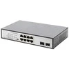 Šakotuvas Assmann Electronic DIGITUS 8 Port Gigabit Switch 8xRJ45 6xPoE + 2G SFP 180W 802.3 af/at/bt standarto palaikymas