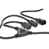Assmann Electronic DIGITUS maitinimo laido skirstytuvo kabelis C14 - 2x C13 M/F 1.7m H05VV-F3G 1.0qmm/0.75qmm bl