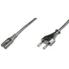 Assmann Electronic ASSMANN maitinimo laidas Euro - C7 M/F 1,8m H03VVH2-F 0,75qmm bl