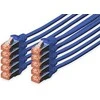 Digitus Pečkordas CAT6, S- FTP, 0,25 m, mėlyna, 10 vienetų (DK- 1644- 0025- B- 10)