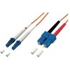Assmann Electronic DIGITUS LWL patchable LC/SC 50/125 3m daugiamodis dvipusis behalogeninis su protokolu OM3