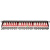DIGITUS Patchpanel 0,5HE 24-Port Cat6a geschirmt juodas