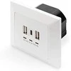 Digitus Skaitmenas | Lizdas su USB A ir USB-C prievadais, įmontuotas