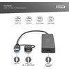 DIGITUS USB 3.0 šakotuvas, 4 prievadų, su USB-C adapteriu, DA-70235