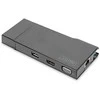 Assmann elektroninė DIGITUS universali prijungimo stotis USB 3.0 7 prievadų kelionės 2x video 2x USB 3.0 RJ45 2x kortelių skaitytuvas