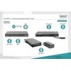 Assmann elektroninė DIGITUS universali prijungimo stotis USB 3.0 7 prievadų kelionės 2x video 2x USB 3.0 RJ45 2x kortelių skaitytuvas