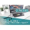 DIGITUS 3-in-1 kabelis USB-A + Lightning + Micro USB + USB-C