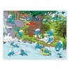 Dėlionė Dino kubo galvosūkis 12 vnt. Smurfai