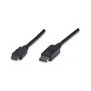 Kabelis Techly Rodyti Uostas - HDMI 1m juoda (ICOC- DSP- H12- 010)
