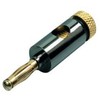 Divers Bananų jungtis 6mm Juoda