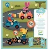 Djeco Daugkartiniai lipdukai mažiesiems - Automobiliai ( DJ09073 )