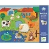 Djeco Milžiniška dėlionė - Ferma (12 + 8 det.) ( DJ07117 )