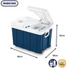 Mobicool elektrinė automobilinė šaldymo dėžė 39 l, 12 V/230 V, su ratukais MQ40W